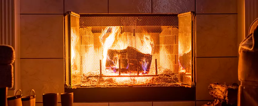 Mendota Hearth Landscape Fireplace Installation in Weirton, West Virginia